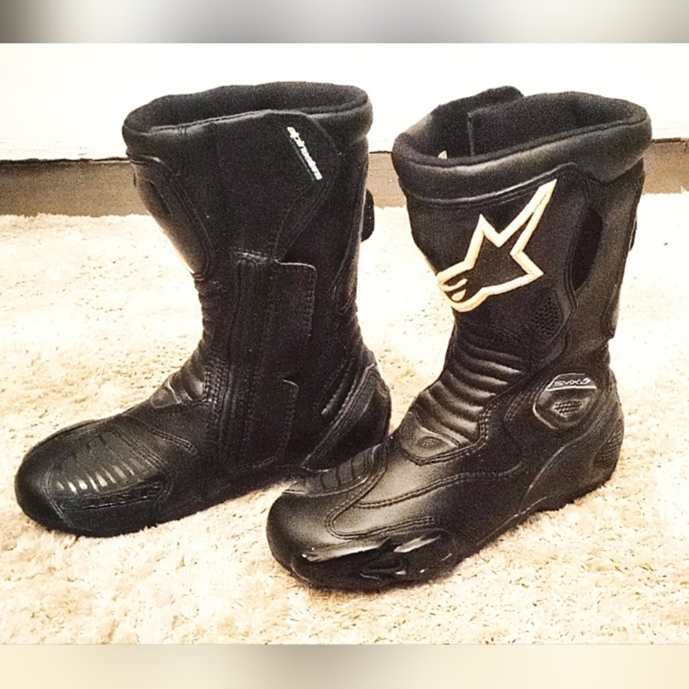 Alpinestars Women's SMX-5 Black Motorcycle Boots